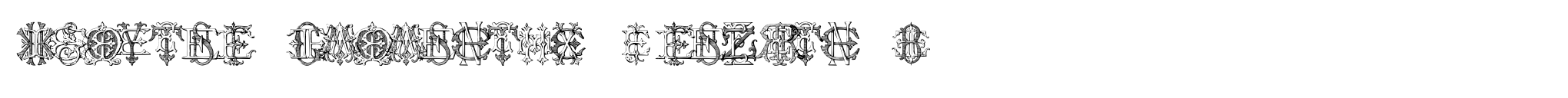 Vintage Monograms Regular E image